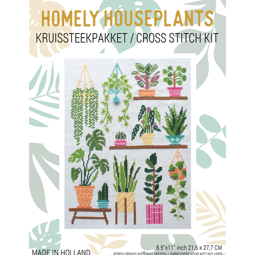 Stitchonomy  Borduurpakket Homely Houseplants V1