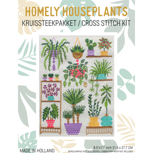 Stitchonomy  Borduurpakket Homely Houseplants V2