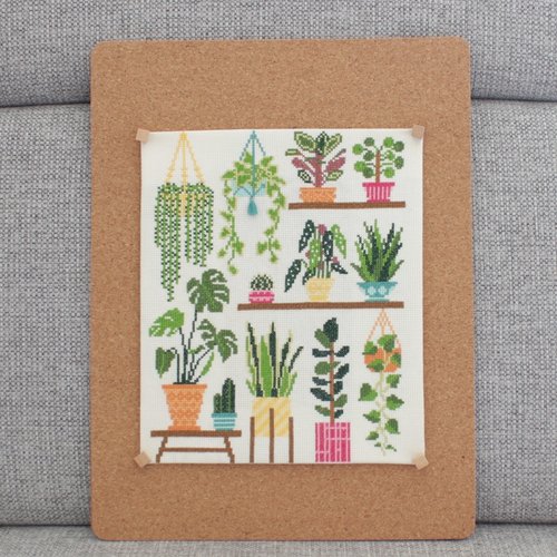 Stitchonomy  Borduurpakket Homely Houseplants V1