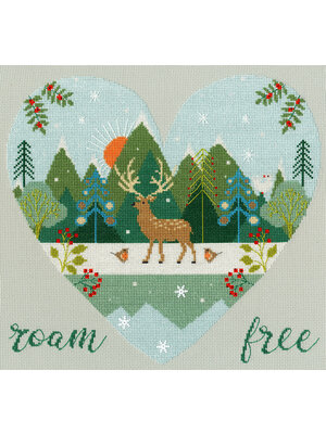 Bothy Threads Borduurpakket Hilary Yafai - Roam Free - Bothy Threads Bothy Threads Borduurpakket Hilary Yafai - Roam Free - Bothy Threads