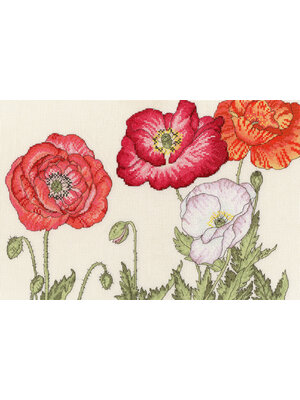 Bothy Threads Borduurpakket Bothy Designs - Poppy Blooms - Bothy Threads Bothy Threads Borduurpakket Bothy Designs - Poppy Blooms - Bothy Threads