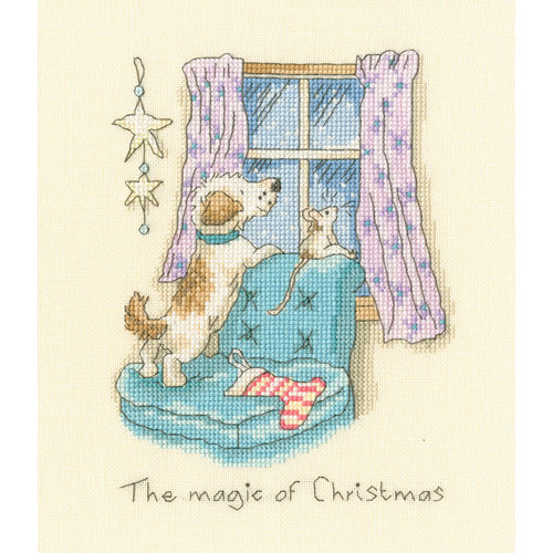 Bothy Threads Borduurpakket Anita Jeram - The magic of Christmas - Bothy Threads