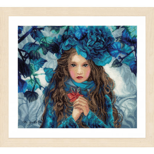 Lanarte Telpakket kit Blue Flowers Girl Lanarte Telpakket kit Blue Flowers Girl