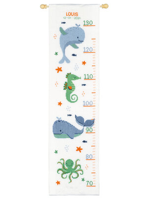 Vervaco Telpakket kit Walvissenfun Vervaco Telpakket kit Walvissenfun