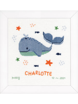 Vervaco Telpakket kit Walvissenfun Vervaco Telpakket kit Walvissenfun