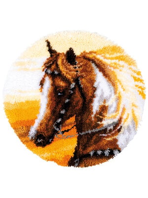 Vervaco Official Knoopvormtapijt kit Western paard Vervaco Official Knoopvormtapijt kit Western paard