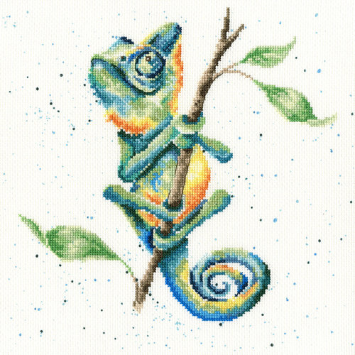Bothy Threads Borduurpakket Hannah Dale - One In A Chameleon - Bothy Threads Bothy Threads Borduurpakket Hannah Dale - One In A Chameleon - Bothy Threads