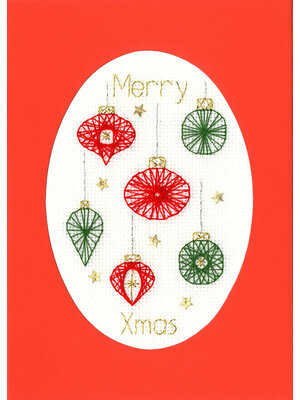 Bothy Threads Borduurpakket Bothy Designs - Christmas Baubles - Bothy Threads