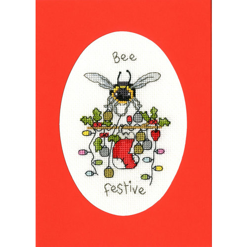 Bothy Threads Borduurpakket Eleanor Teasdale - Bee Festive - Bothy Threads