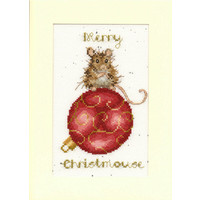 Borduurpakket Hannah Dale - Merry Christmouse - Bothy Threads