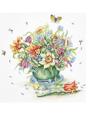Luca-S Borduurpakket April Bouquet - Luca-S Luca-S Borduurpakket April Bouquet - Luca-S