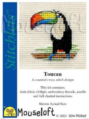Mouseloft Borduurpakket Toucan - Mouseloft