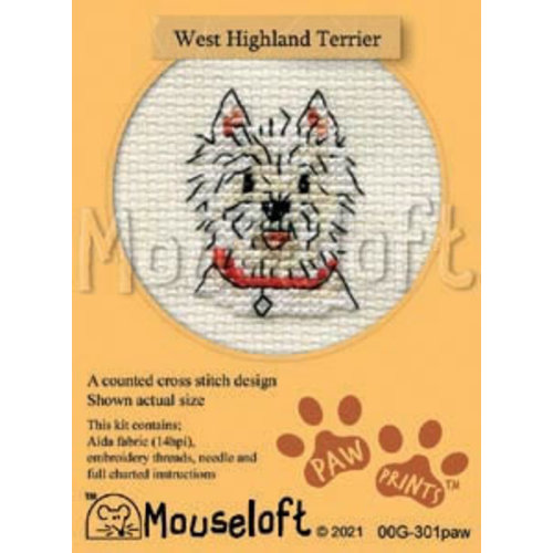 Mouseloft Borduurpakket West Highland Terrier - Mouseloft