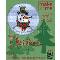 Borduurpakket Snowman - Mouseloft