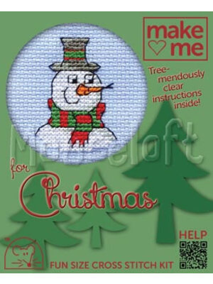 Mouseloft Borduurpakket Snowman - Mouseloft