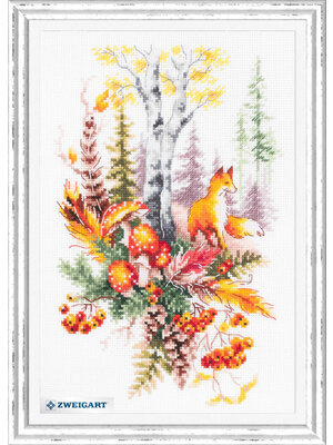 Magic Needle Borduurpakket Autumn Forest Spirit - Magic Needle Magic Needle Borduurpakket Autumn Forest Spirit - Magic Needle