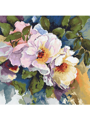 Luca-S Borduurpakket Roses aquarelle - Luca-S Luca-S Borduurpakket Roses aquarelle - Luca-S