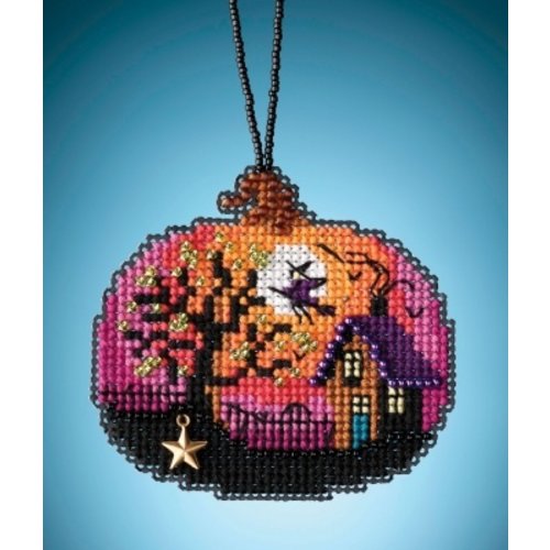 Mill Hill Charmed Ornaments - Painted Pumpkins - Bewitching Pumpkin Mill Hill Charmed Ornaments - Painted Pumpkins - Bewitching Pumpkin
