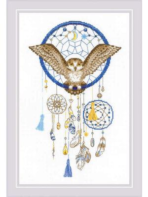 RIOLISf Borduurpakket Owl Dreams - RIOLIS RIOLISf Borduurpakket Owl Dreams - RIOLIS