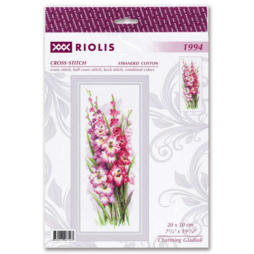 RIOLIS Borduurpakket Charming Gladioli - RIOLIS