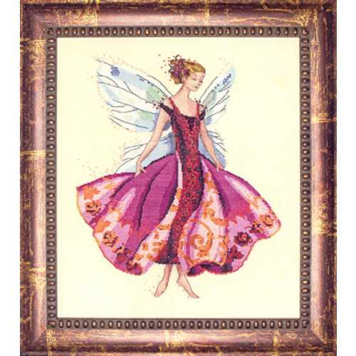 Mirabilia  Borduurpatroon January's Garnet Fairy - Mirabilia Designs