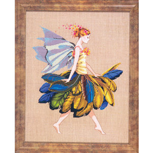 Mirabilia  Borduurpatroon The Feather Fairy - Mirabilia Designs