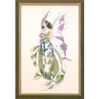 Borduurpatroon July's Amethyst Fairy - Mirabilia Designs