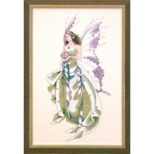 Mirabilia  Borduurpatroon July's Amethyst Fairy - Mirabilia Designs