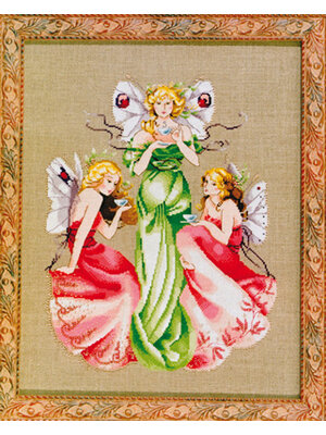 Mirabilia  Borduurpatroon Three For Tea - Mirabilia Designs