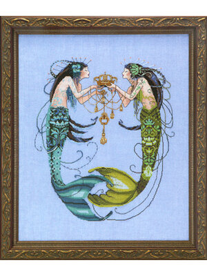 Mirabilia  Borduurpatroon The Twin Mermaids - Mirabilia Designs