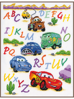 Vervaco Telpakket kit Disney Cars