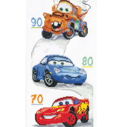 Vervaco Telpakket kit Disney Cars