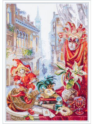 Magic Needle Borduurpakket Carnevale di Venezia - Magic Needle Magic Needle Borduurpakket Carnevale di Venezia - Magic Needle
