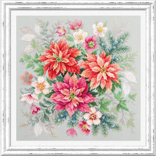 Magic Needle Borduurpakket Flower Magic Poinsettia - Magic Needle Magic Needle Borduurpakket Flower Magic Poinsettia - Magic Needle