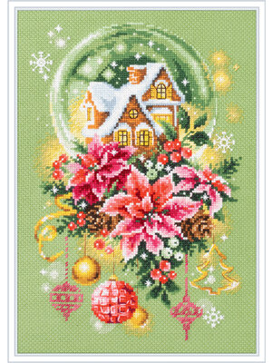 Magic Needle Borduurpakket Snow Globe - Magic Needle