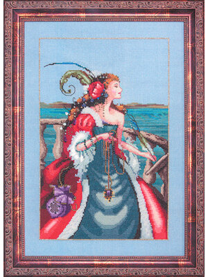 Mirabilia  Borduurpatroon The Red Lady Pirate - Mirabilia Designs