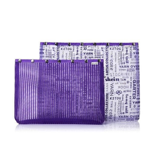 Della-Q Della-Q - Oh Snap - XL-XXL Size Bags Paars - set van 2 Della-Q Della-Q - Oh Snap - XL-XXL Size Bags Paars - set van 2