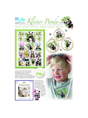 Lindner’s Kreuzstiche Patroon Lindner 132 - Kleine Panda