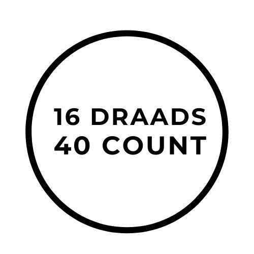 16-draads stoffen - 40 count