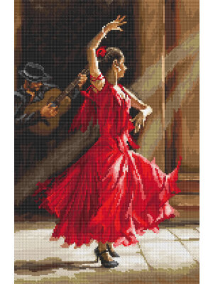 Leti Stitch Borduurpakket Flamenco - Leti Stitch
