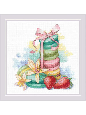 RIOLISf Borduurpakket Sweet Dessert - RIOLIS RIOLISf Borduurpakket Sweet Dessert - RIOLIS