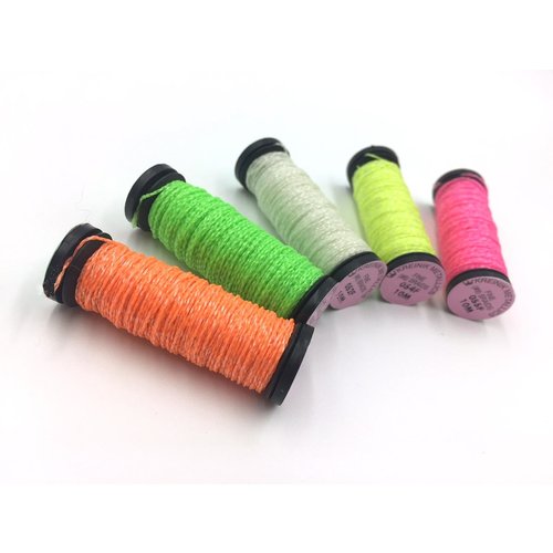 Kreinik Fine Braid #8 Lime Glow in Dark - Kreinik