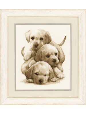 Vervaco Telpakket kit Labradorpups