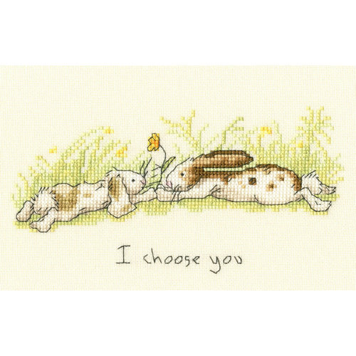 Bothy Threads Borduurpakket Anita Jeram - I choose you - Bothy Threads