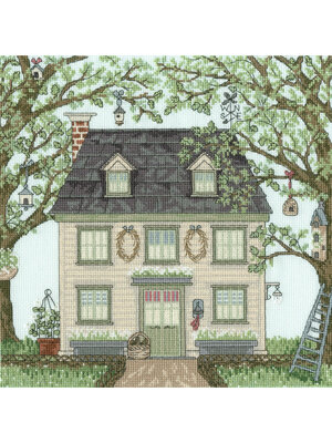 Bothy Threads Borduurpakket Sally Swannell - Country House - Bothy Threads Bothy Threads Borduurpakket Sally Swannell - Country House - Bothy Threads
