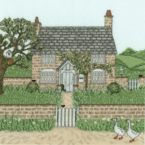 Bothy Threads Borduurpakket Sally Swannell - Gardener's Cottage - Bothy Threads