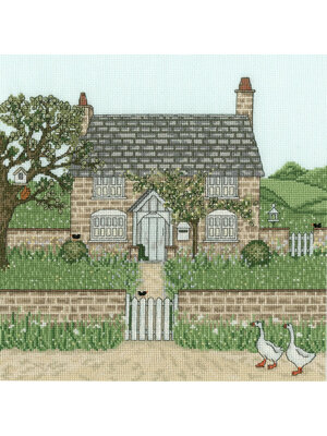 Bothy Threads Borduurpakket Sally Swannell - Gardener's Cottage - Bothy Threads Bothy Threads Borduurpakket Sally Swannell - Gardener's Cottage - Bothy Threads