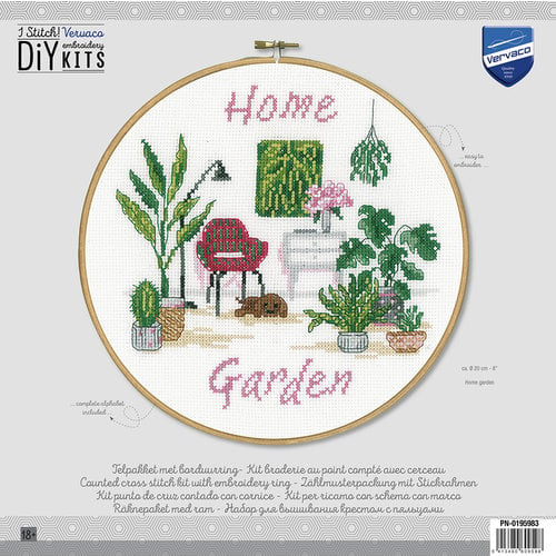 Vervaco Telpakket kit Home garden