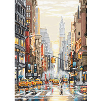 Borduurpakket Sunset on 5th Avenue - Leti Stitch