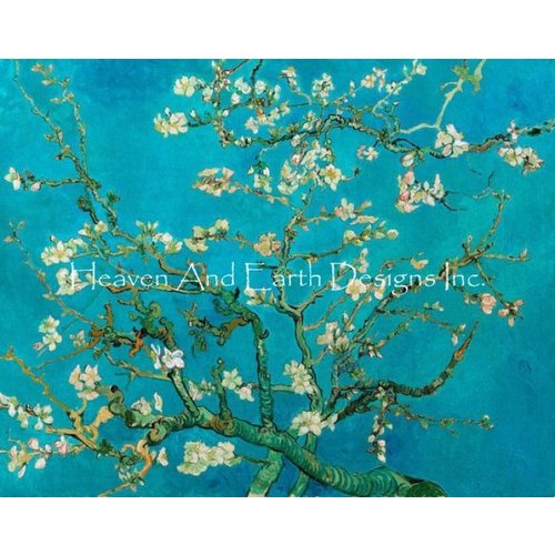 Heaven and Earth Designs Vincent van Gogh: Mini Almond Blossom Blue Heaven and Earth Designs Vincent van Gogh: Mini Almond Blossom Blue